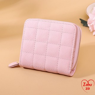 Ví Nữ Mini 💝FREESHIP💝 Ví Ngắn Nữ Cầm Tay Kẻ Caro Độc Đáo VD08-ZABUZA
