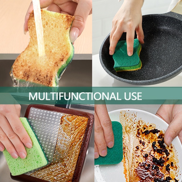 Miếng Bọt Biển Rửa Chén Chống Dính Dầu Tiện Dụng