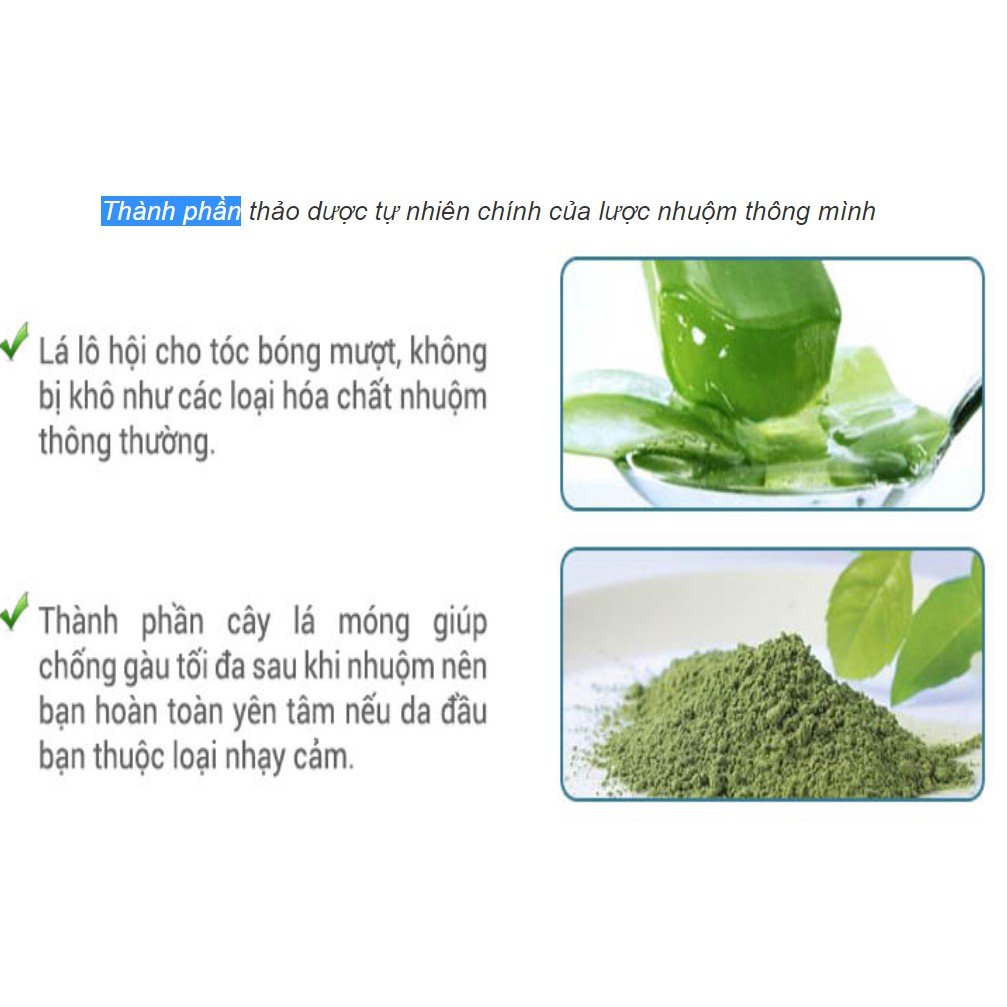 Lược nhuộm tóc thông minh Hàn Quốc