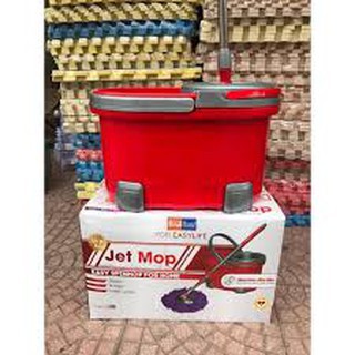 Bộ chổi lau nhà 360 độ hàng cực hịn Jet Mop MegaHome, tặng 1 bông lau