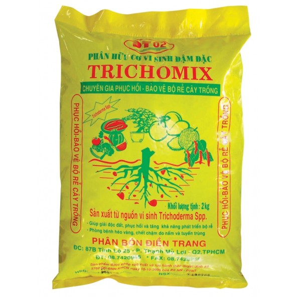 Phân Bón Hữu Cơ Trichomix Phục Hồi Và Bảo Vệ Bộ Rễ Cây Trồng (2kg)