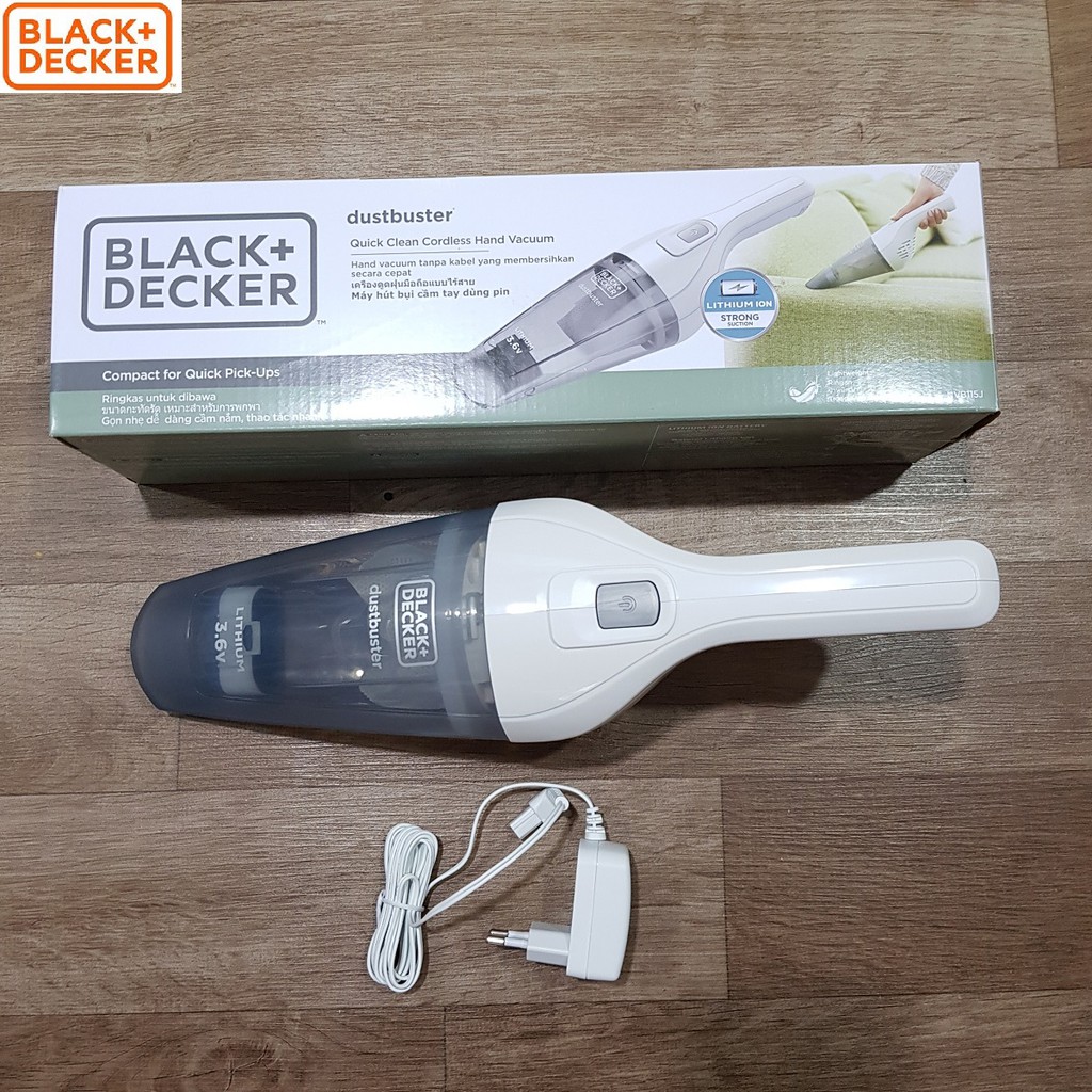 Máy Hút Bụi Cầm Tay Dùng Pin Black & Decker NVB115J-B1 (3.6V) - Hàng chính hãng