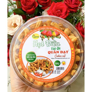Hạt điều tỏi ớt quân đạt 500g