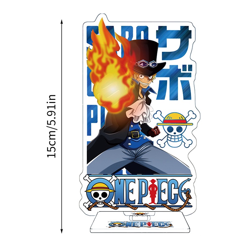 Mô Hình Nhân Vật Luffy Roronoa Zoro Tony Chopper Trong One Piece Bằng Acrylic Kích Thước 16Cm