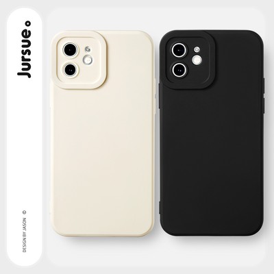 Ốp lưng JURSUE mềm chống sốc chống bẩn viền vuông cho iPhone 17 Air 16 15 14 13 12 11 pro max se 2020 x xr XS ip 8 7 Plus Y0