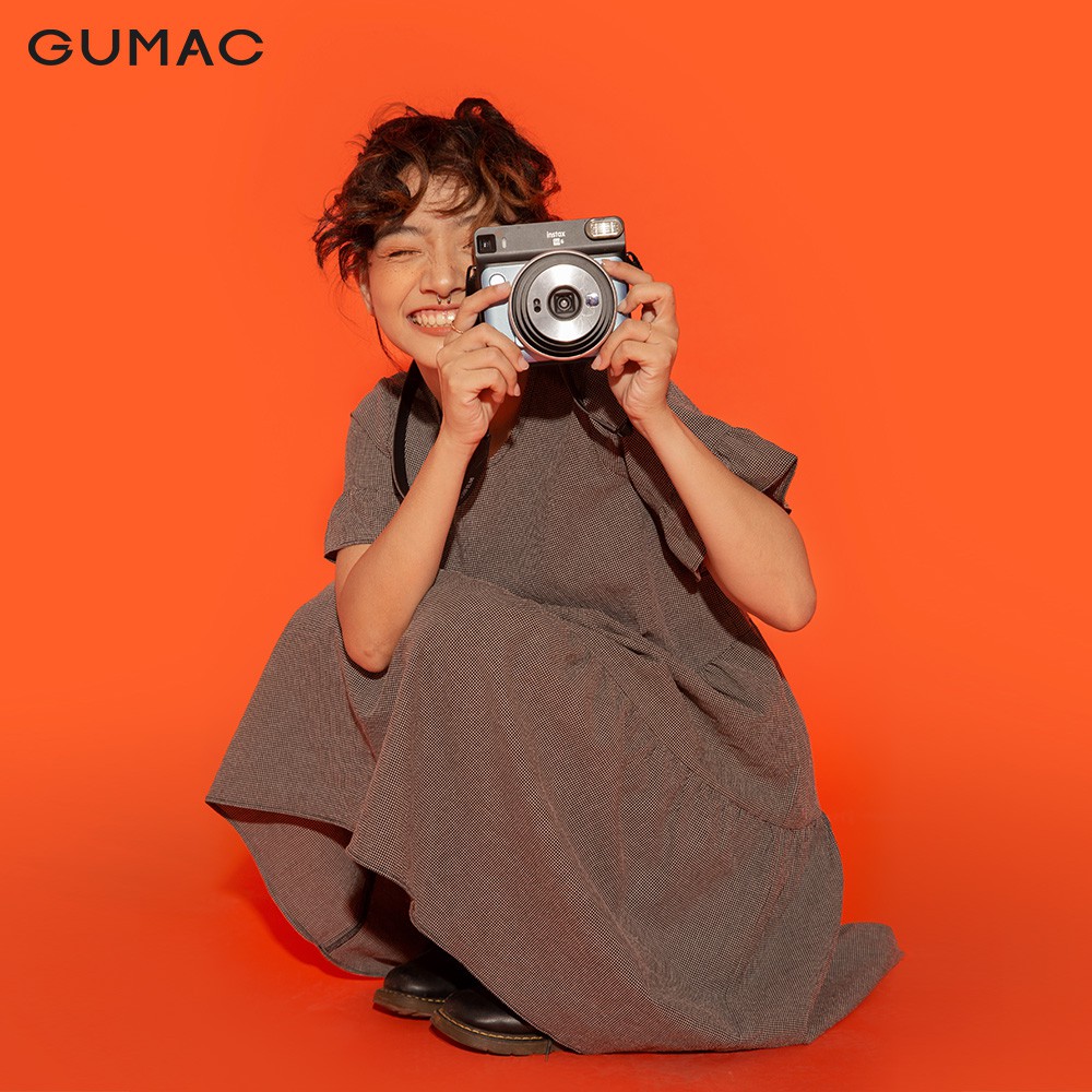 Đầm suông nữ GUMAC babydoll tay ngắn bèo, trẻ trung màu Đen - Vàng đủ size DA12126 | BigBuy360 - bigbuy360.vn