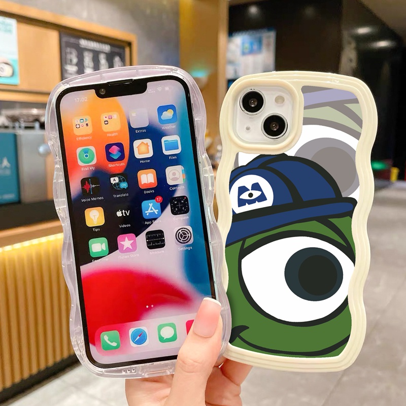 Suntaiho Ốp lưng iphone Ốp điện thoại mềm trong suốt in hình quái vật thích hợp cho iPhone 11 Pro 13 12 Pro Max X XS Max XR 7 8 Plus