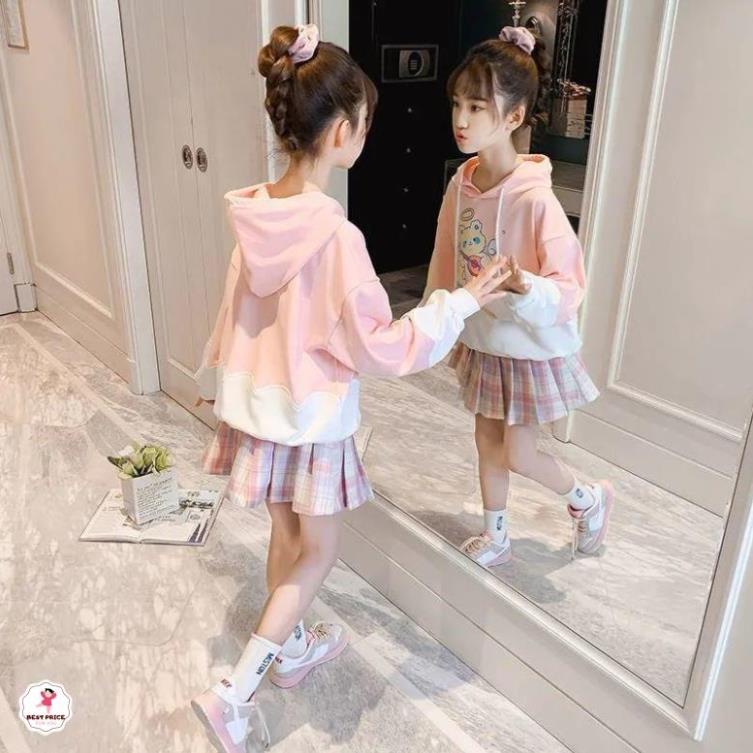 Đầm đẹp cho bé gái lớn 7 8 9 10 11 12 tuổi ☑️ Váy dài tay mùa thu đông cho bé gái mập 25kg 35kg 40kg 45kg