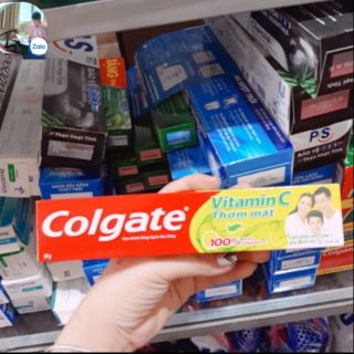 Kem đánh răng Colgate Vitamin C với hương chanh 90g và 170g