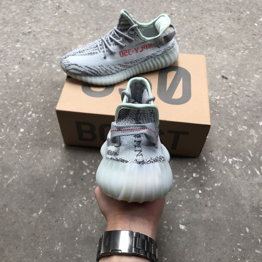 (FREESHIP, HÀNG CÓ SẴN) giày thể thao yz xám xanh Blue tint nam nữ chất đẹp | BigBuy360 - bigbuy360.vn
