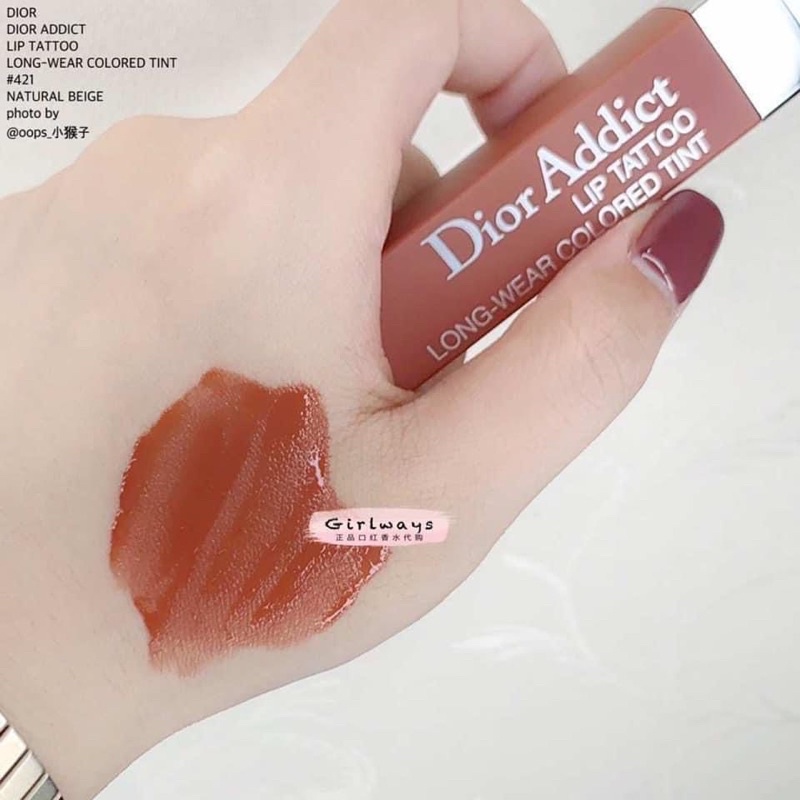 SON DIOR LIP TATTOO 541 421 771 unbox CHÍNH HÃNG