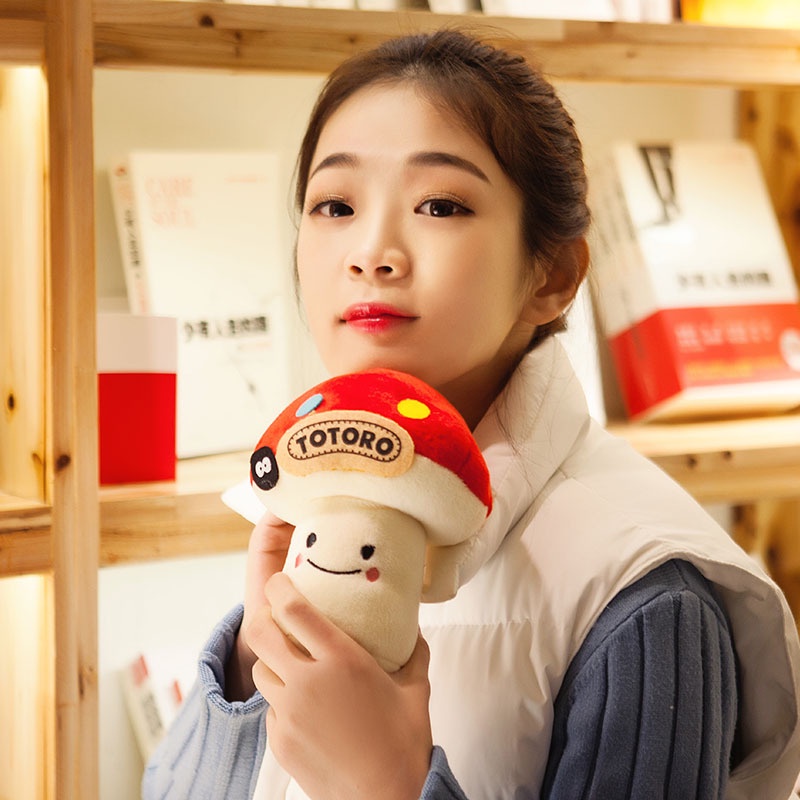 Đồ Chơi Cây Nấm Nhồi Bông Dễ Thương Cho Bé