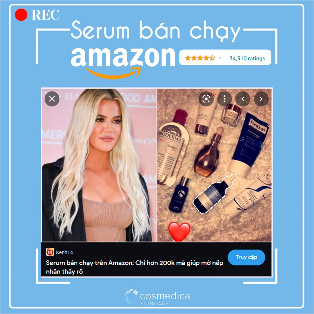 Serum cấp nước Cosmedica 100% Pure HA Serum