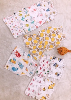 Combo 5 bộ cotton xuất Nhật