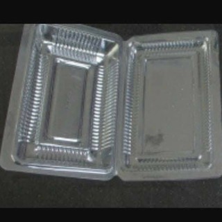 Hộp nhựa đựng bánh hình chữ nhật H04 (set 50 hộp)