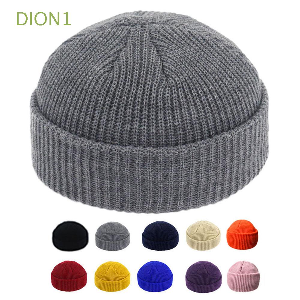 Mũ len màu trơn phong cách Hàn Quốc thời trang thu đông cho nam và nữ DION1