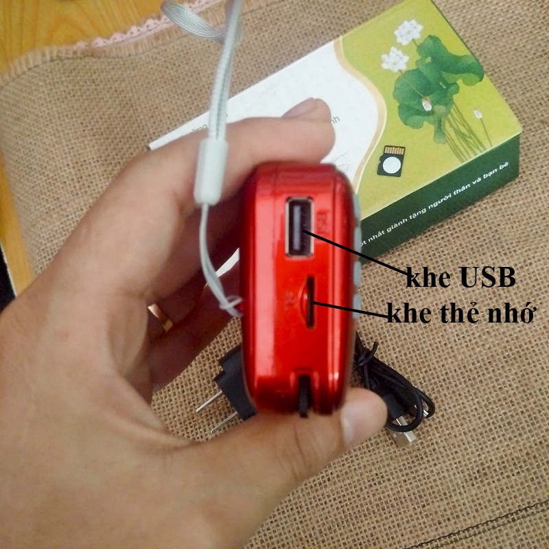 Loa Cắm Thẻ Nhớ, Usb A108 Nghe Nhạc, Nghe Pháp, Nghe Kinh, Nghe A Di Đà Phật Loại Tốt, có Đài FM,