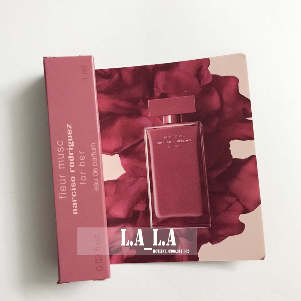[ mẫu thử ] Vial Nước hoa Nữ Narciso Rodriguez Fleur Musc | Thế Giới Skin Care