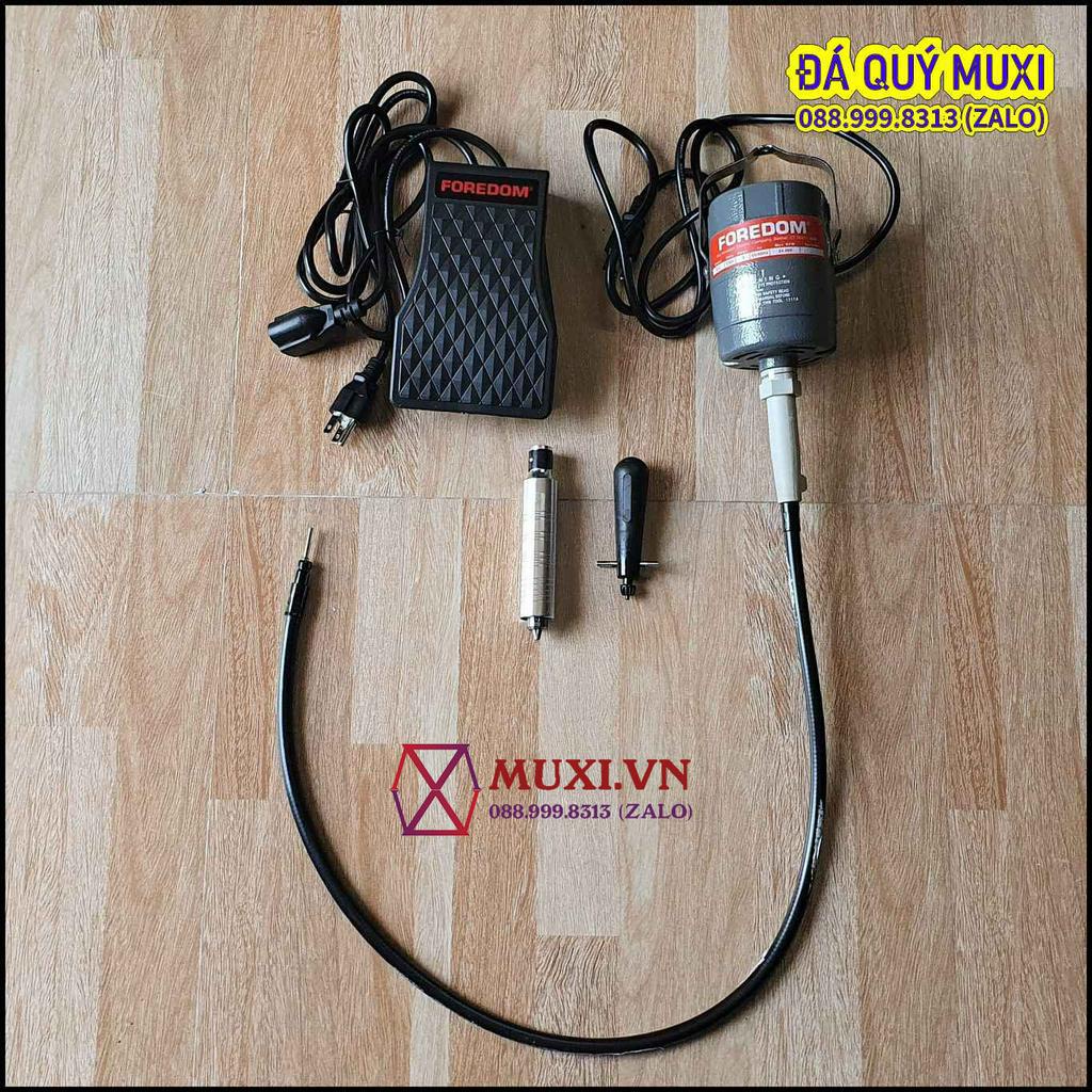 Máy khoan - cắt - chạm khắc cầm tay FOREDOM đa năng kèm bộ 30 mũi chạm khắc đá gỗ ngọc trai