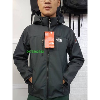 [Freeship Toàn Quốc]Áo nỉ softshell TNF Cho nam màu Xám