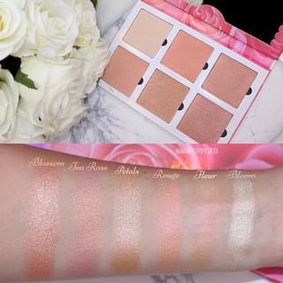 [Thanh Lý] Bắt Sáng Violet Voss Pro Rose Gold Highlighter Palette. Bảng Highlight. Nhũ Màu Vàng Hồng