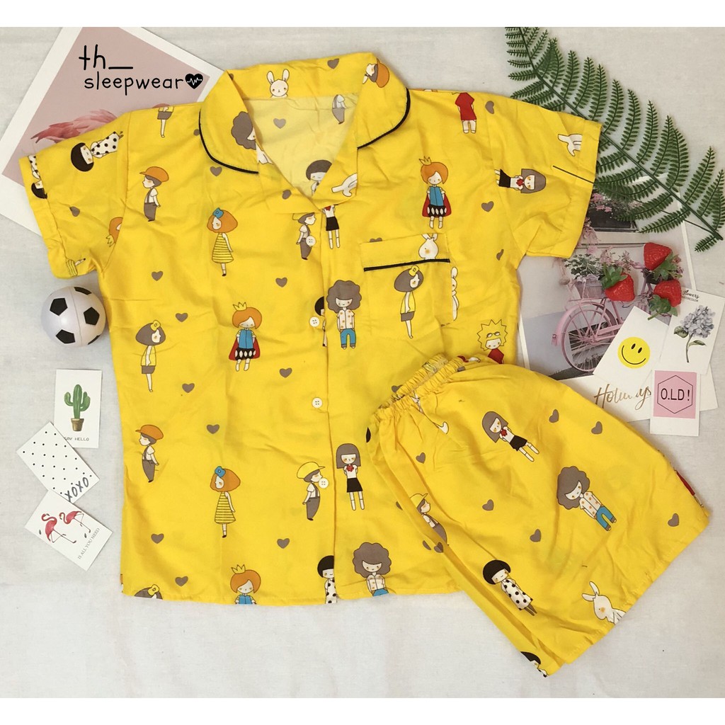 [Loại 1] Đồ bộ pijama tay ngắn - quần ngắn (Kate Thái) | BigBuy360 - bigbuy360.vn