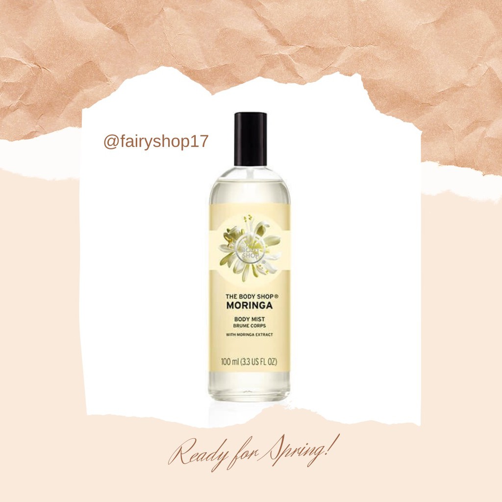 Xịt thơm toàn thân The Body Shop Moringa 100ml .Nᴀʟʏɴ.