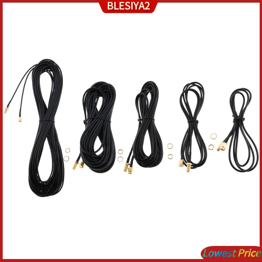 Cáp Nối Dài Ăng Ten RP-SMA 2 Dài 1M Cho Bộ Phát WiFi Không Dây