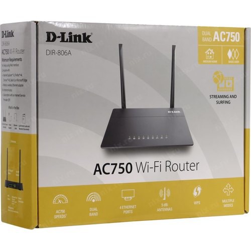 [Tiêu chuẩn Châu Âu ] D-Link Bộ Phát Wi-Fi Băng Tần Kép AC750 750Mbps DIR-806A (Đen) - Bảo Hành 24 Tháng | BigBuy360 - bigbuy360.vn