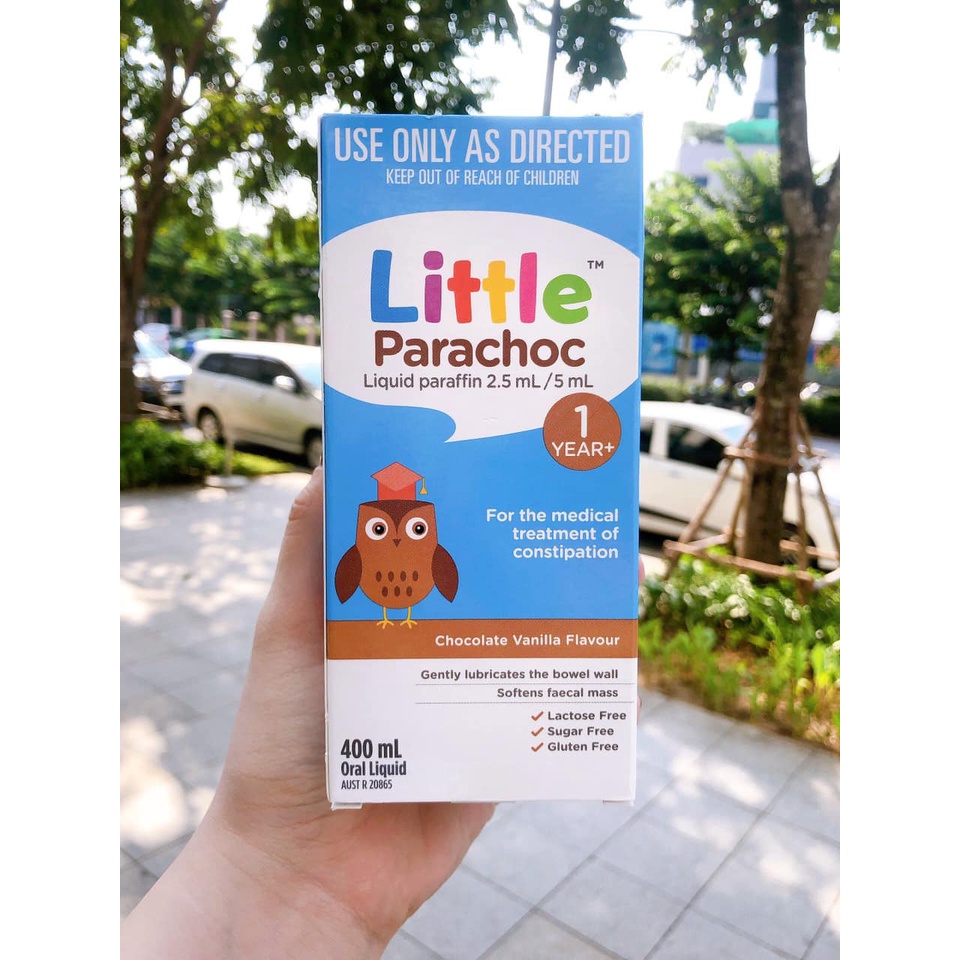 Siro Hỗ Trợ Cải Thiện Táo Bón Little Parachoc Cho Trẻ nội địa Úc 400ml