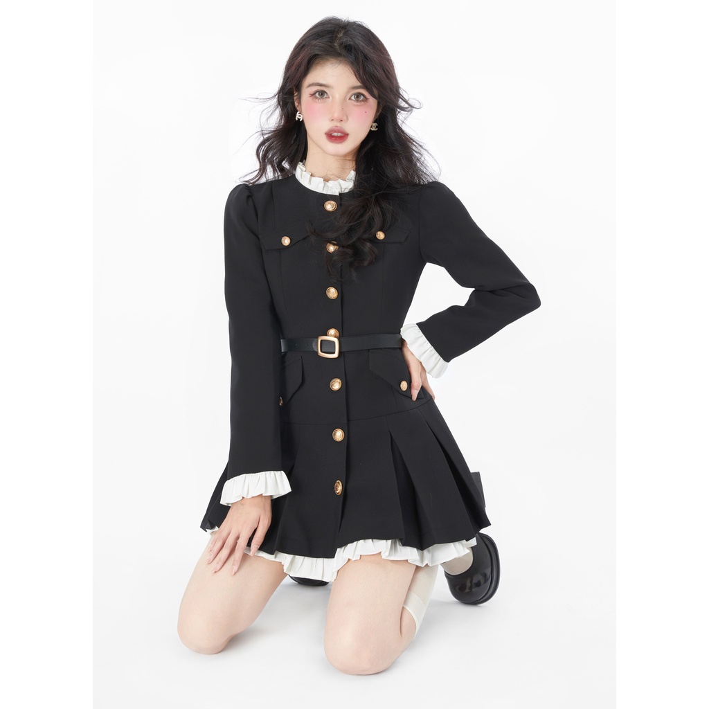 Đầm mùa thu cao cấp, váy tiểu thư phong cách mới thời trang dành cho nữ