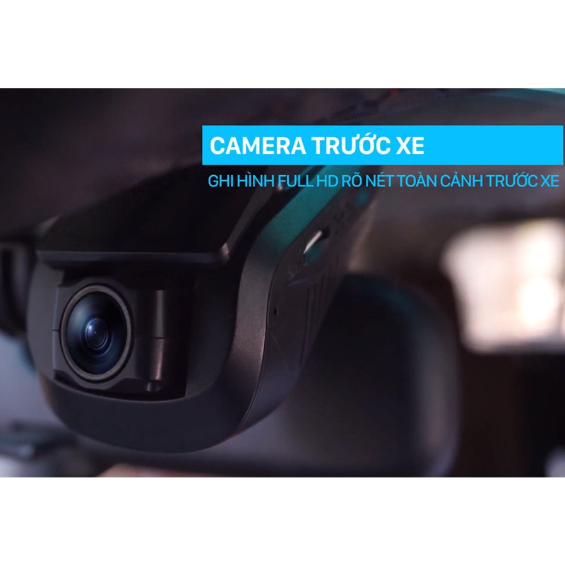 Camera hành trình VIETMAP ICAM VM200, hệ thống giám sát 24h, bộ nhớ trong 8GB