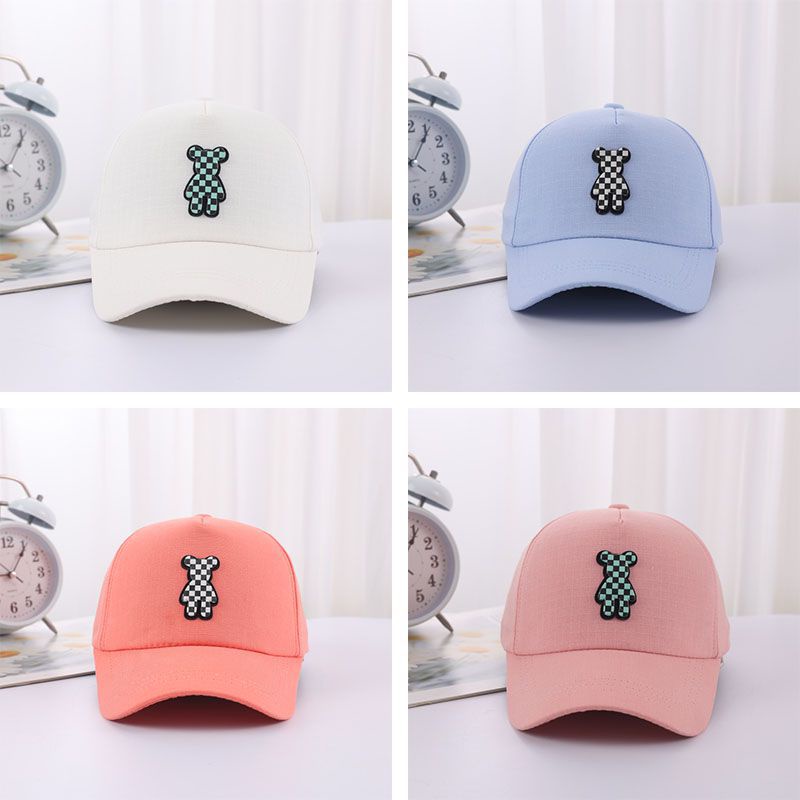 Mũ Lưỡi Trai Họa Tiết Sọc Caro Màu Trơn Chống Nắng Thời Trang Cho Bé Trai Và Gái