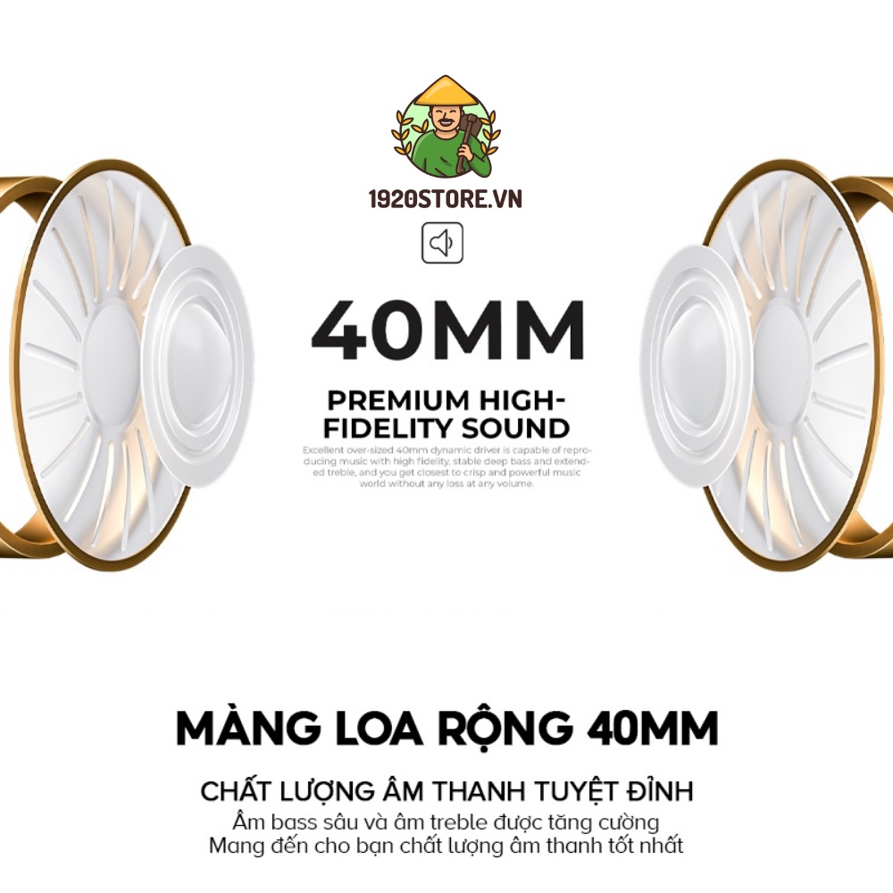 Tai Nghe Headphone Bluetooth HAVIT H633BT, Công Thái Học, Led RGB, Nghe Đến 22H - Chính Hãng BH 12 Tháng