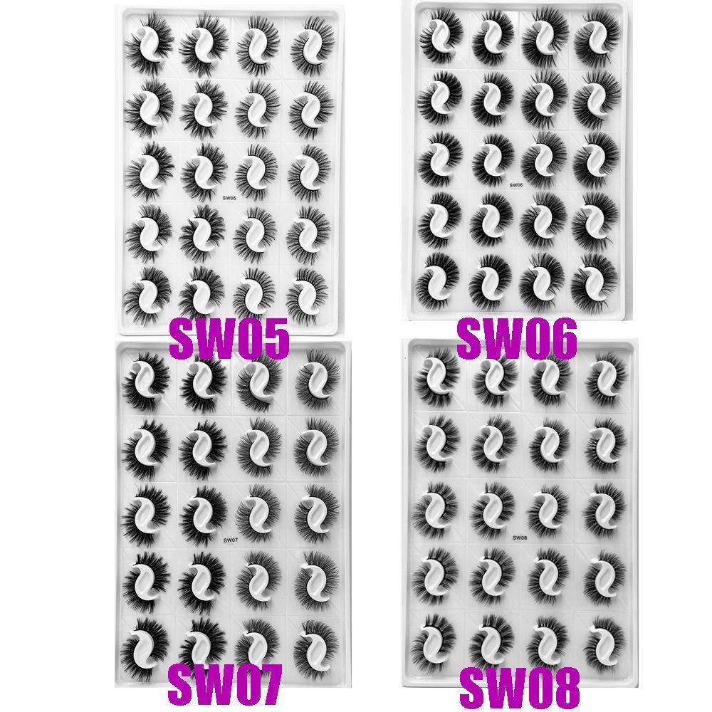 Bộ 20 Cặp Lông Mi Giả Dài Và Dày SKONHED