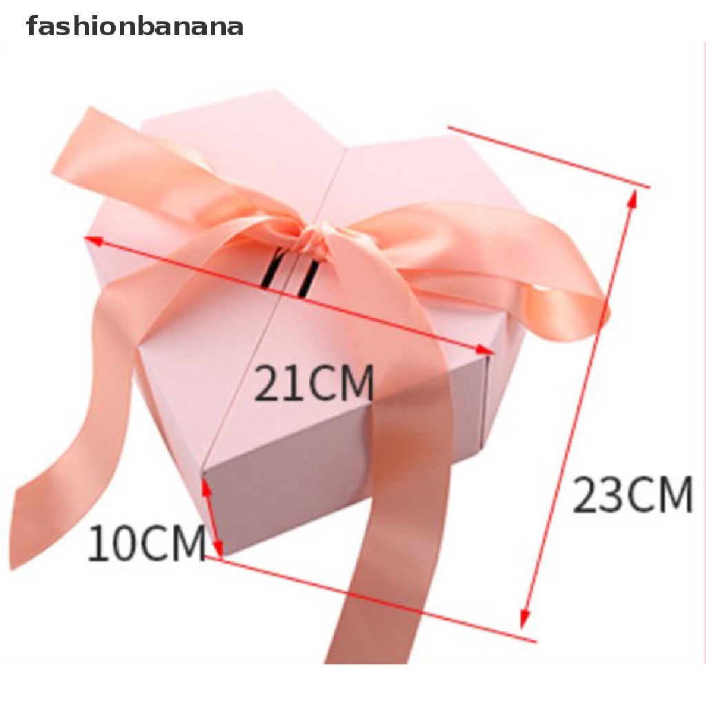 1 Hộp Quà Tặng Hình Trái Tim Đỏ