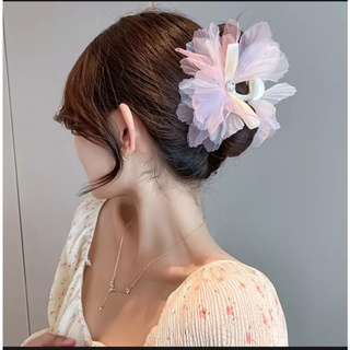 Kẹp tóc đính nơ hoa to