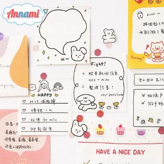 Set 30 Giấy Ghi Chú Hình Thỏ Xinh Xắn