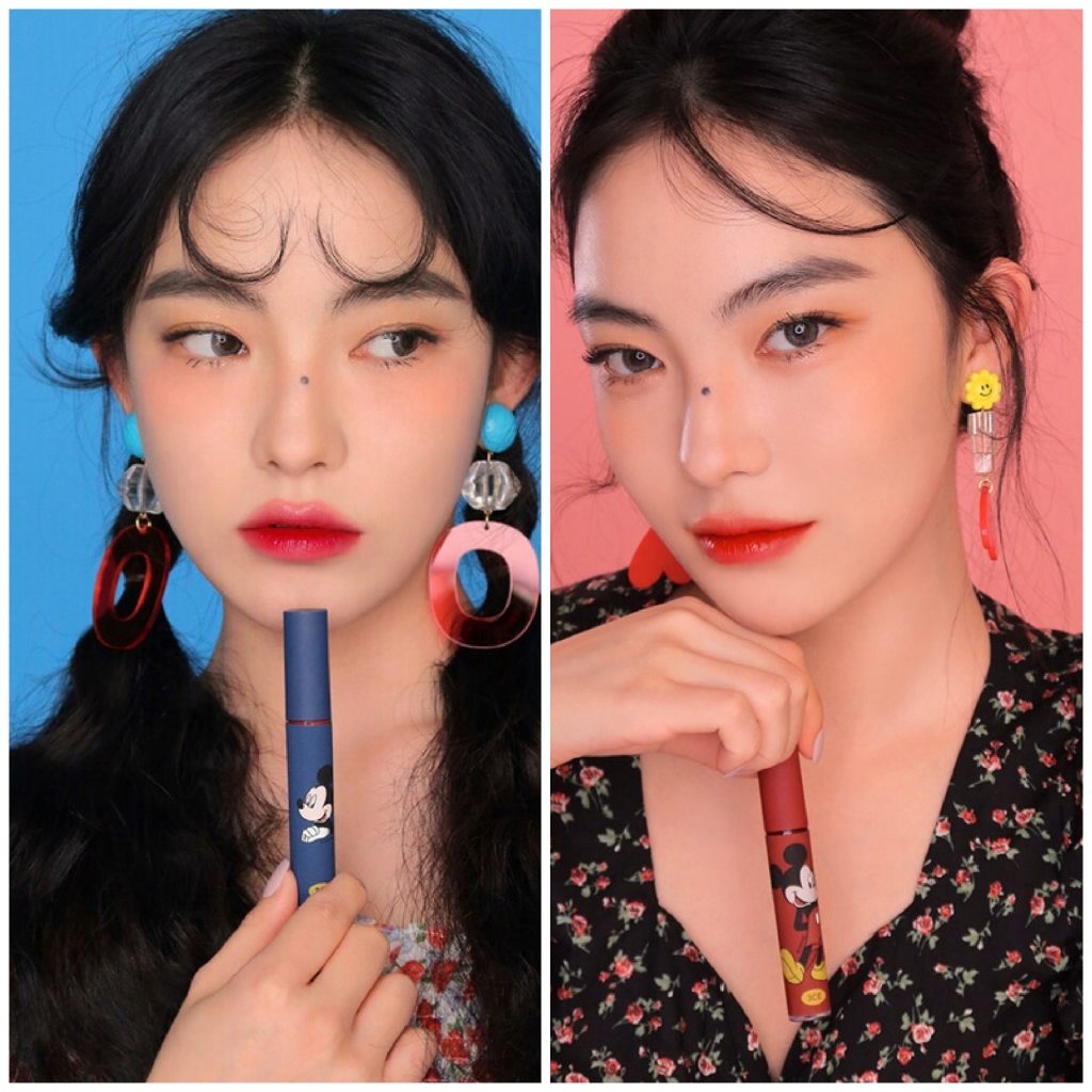 Son Môi 3ce Chủ Đề Disney Hình Chuột Mickey 2 Màu Mới Phong Cách Hàn Quốc