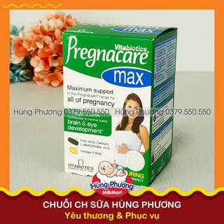 Vitamin PREGNACARE MAX Chính Hãng UK – Hỗ trợ cho Mẹ & Bé trong suốt thai kỳ