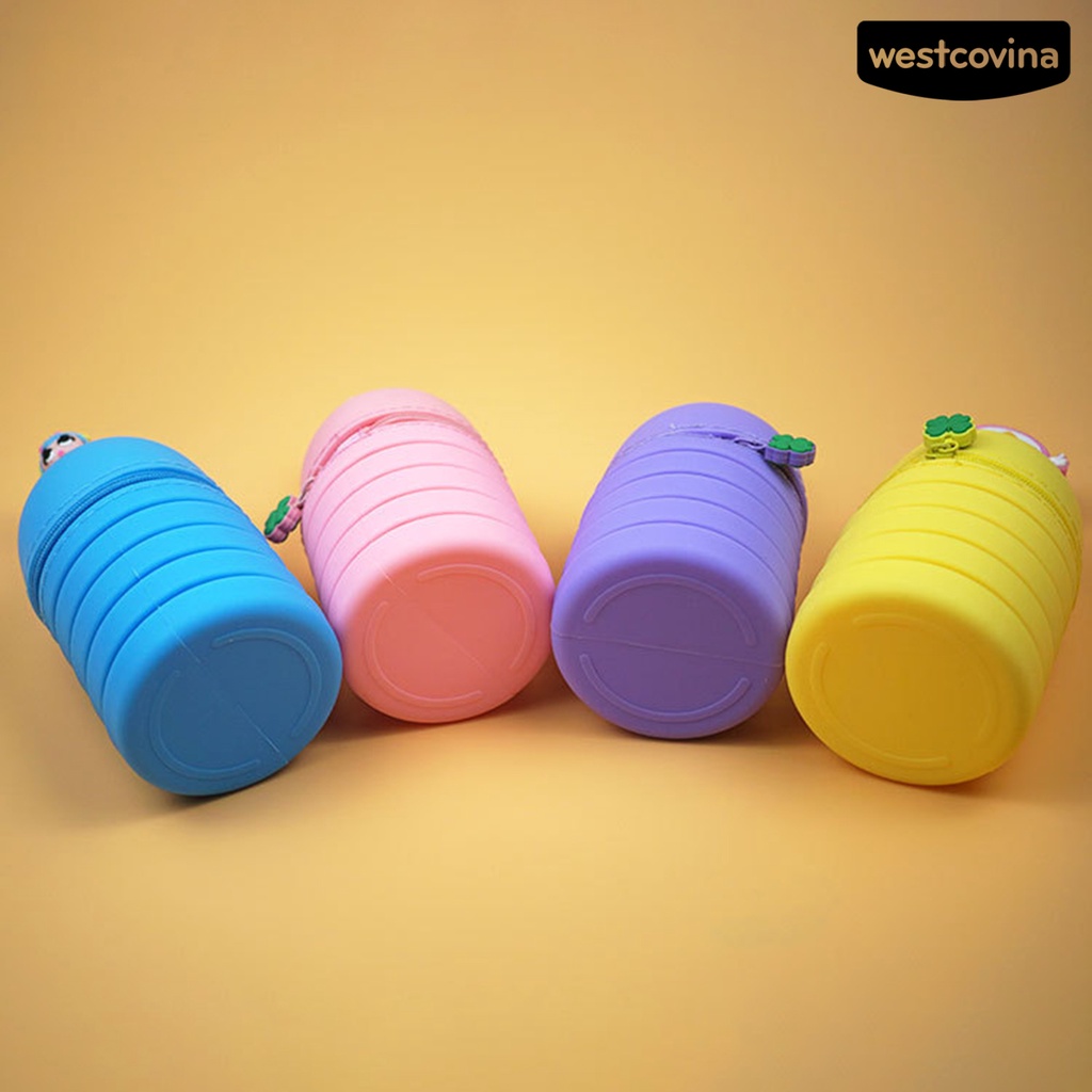 [Hot]✍Túi Đựng Bút Chì Có Dây Kéo In Hoạt Hình Dễ Thương Dùng Hàng Ngày