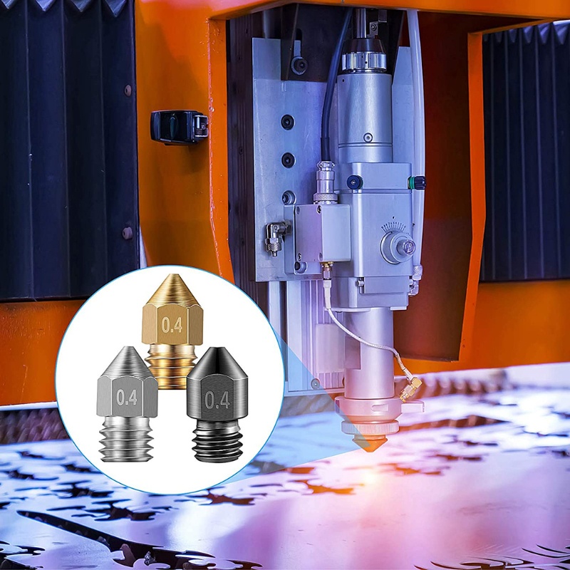 Set 25 Vòi Phun MK8 Bằng Đồng Thau Cho Máy In 3D Makerbot End MK8