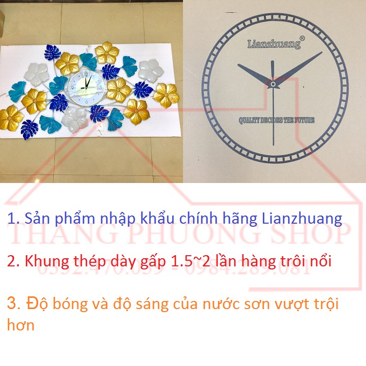 Đồng Hồ Trang Trí Xuân Hạ Thu Đông TP-030 (Tặng Máy Đồng Hồ Thay Thế)