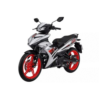 tem rời ex 150 đỏ đen xe trắng
