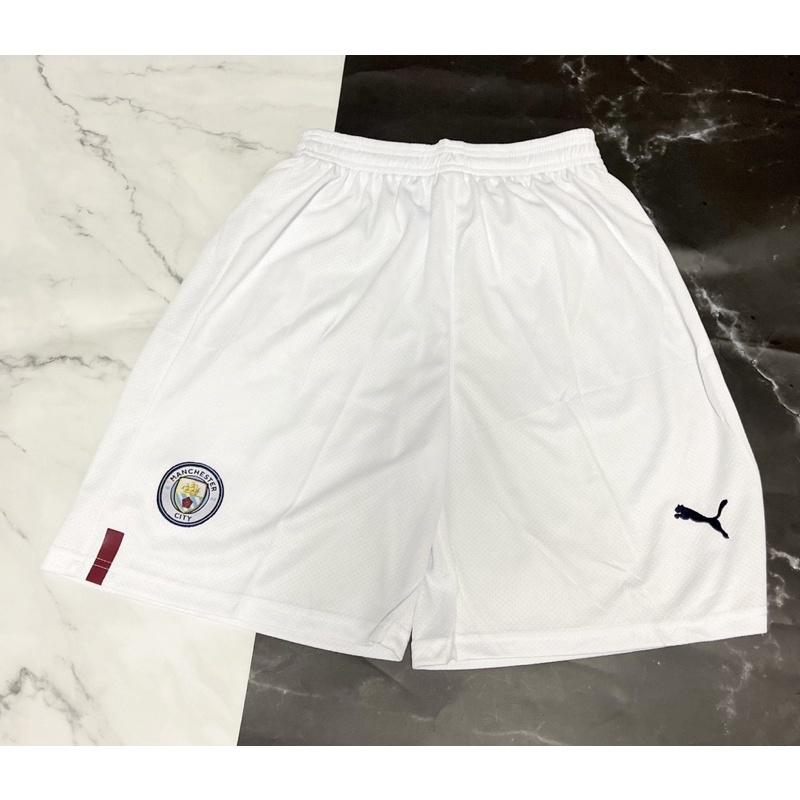 Set Bộ quần áo bóng đá thể thao nam nữ chất vải gai thái clb manchester city mc áo xanh quần trắng mùa giải 2022 2023