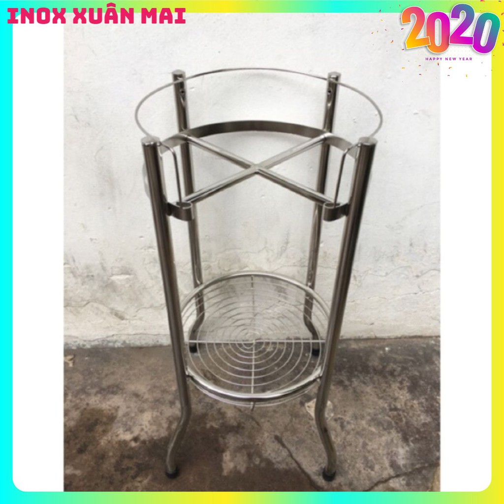 Chân Bình Lọc Nước Inox 201 đường kính 30cm size chuẩn