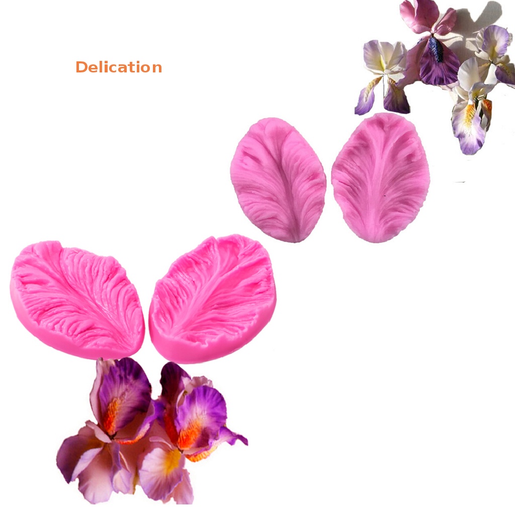 Set 2 Khuôn silicone Làm Bánh Hình Bông Hoa 3D DIY