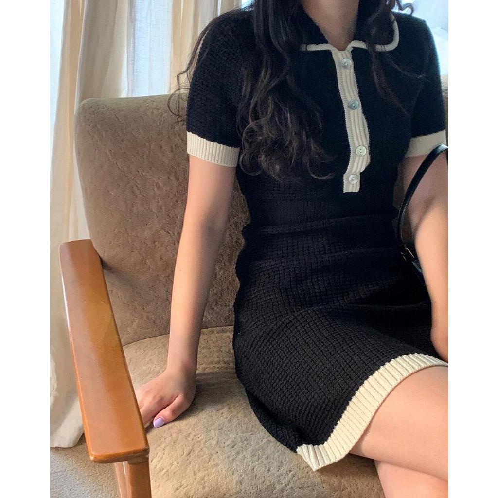 Áo Thun Dệt Kim Mỏng Tay Ngắn Màu Sắc Tươi Sáng Thời Trang 60672