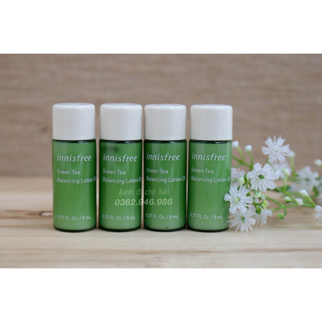 SỮA DƯỠNG INNISFREE GREEN TEA BALANCING LOTION EX 8ml