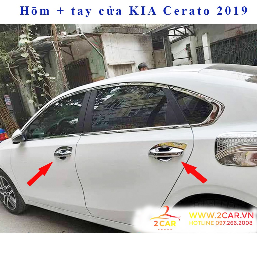 Ốp tay nắm, hõm cửa xe KIA Cerato 2019-2020- 2021